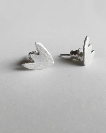 Kolczyki srebrne KWIAT, Katarzyna Kaminska ART