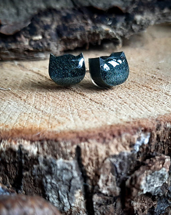 Kolczyki sztyfty grafi, Figa handmade accessories