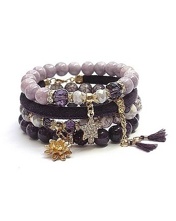 Purple and powder violet /17-03-22/ set, KiKa pracownia