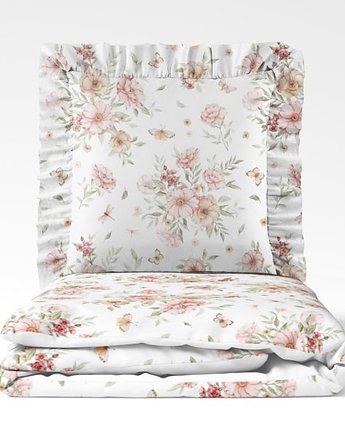 Komplet pościeli Meadow z falbanką 140x200 PZ, Bajkowe Wnetrza