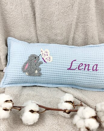 Personalizowany prezent dla dziecka - imienna poduszka z króliczkiem, Enitka Sweet Baby Room