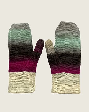 WARMERS - rękawiczki merino, Fiorki