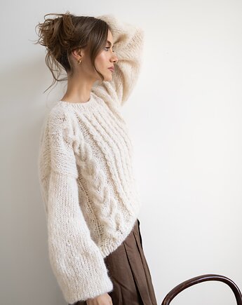 Sweter Wheat, Lucky HandMade