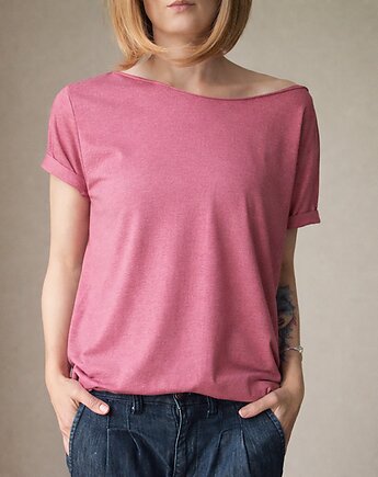 Różowy melanż Oversize, ONE MUG A DAY