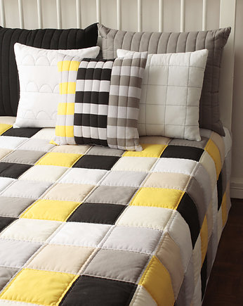 Narzuta patchwork dwustronna ROLO, patchwork house