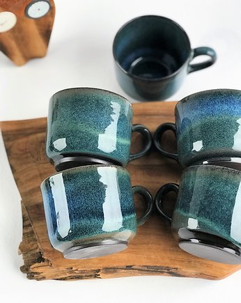 Duża  Filiżanka ceramiczna / Kubek   4 szt plus cukiernica, Ceramika Tyka