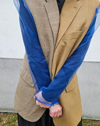 Marynarka Double blue beige, Rags Queen