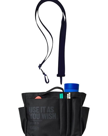 Organizer "SERCE TORBY" BLACK z pasem, CARGO by OWEE