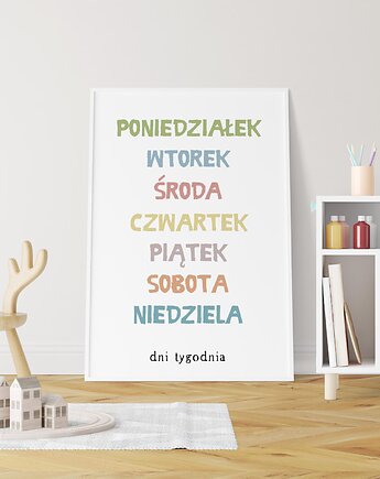 DNI TYGODNIA - plakat A3, ALE Pomysl