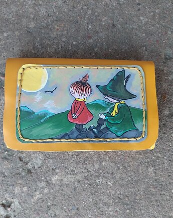 Portfel skórzany wykonany ręcznie .W drogę ..., pracownia kala