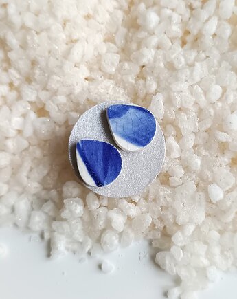 Kolczyki ceramiczne Włocławek, biżuteria z talerzy