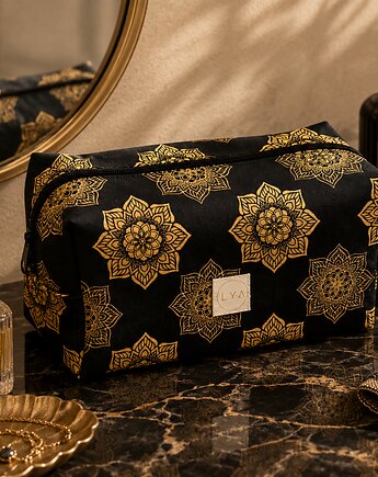 Kosmetyczka kuferek duża saszetka wodoodporna etui organizer mandala, Uszyciuch