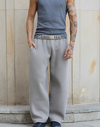 Spodnie dresowe PUFFA BAGGY Shadow męskie, HARP TEAM