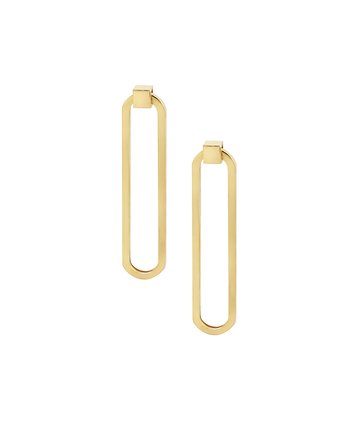 Kolczyki pozłacane: ModernDeco no.3, Diuczko Jewellery
