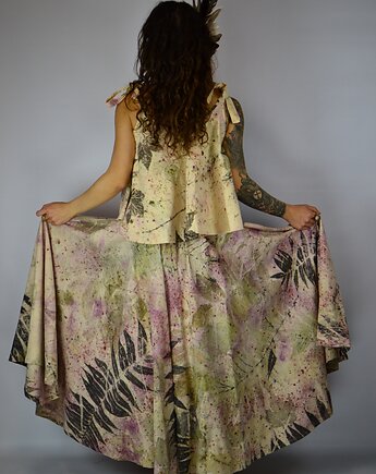 Barwiona Roślinami Spódnica "Odwaga", Zielekada