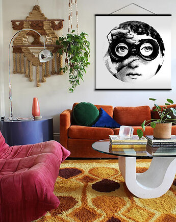 Duży obraz na płótnie - Lina Cavalieri z okularami, Dekoracje PATKA Patrycja Kita