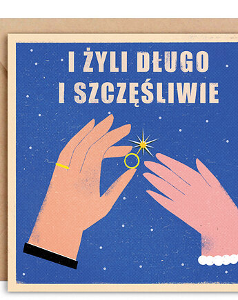 Kartka ślubna + koperta, MUKI design