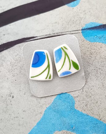 Kolczyki ceramiczne kaszubskie