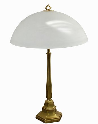 Mosiężna lampa Art Deco lata 40.  2x E27  Szkło  Vintage, Relikt design