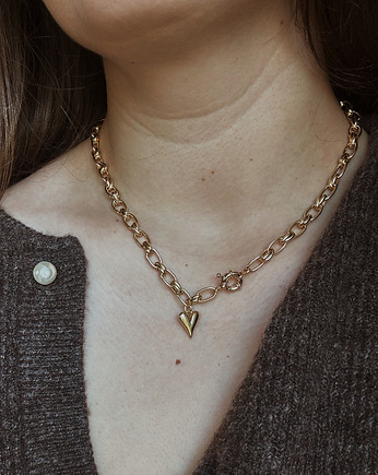 Naszyjnik Heart Chain, Chmolowska Jewellery