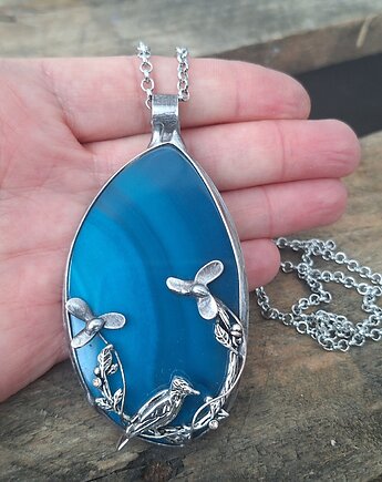 Ptaszysko  - wisiorek, po drugiej stronie lustra