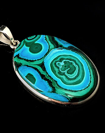 Rajskie kręgi- malachit i chyzokola, Pracownia Neores