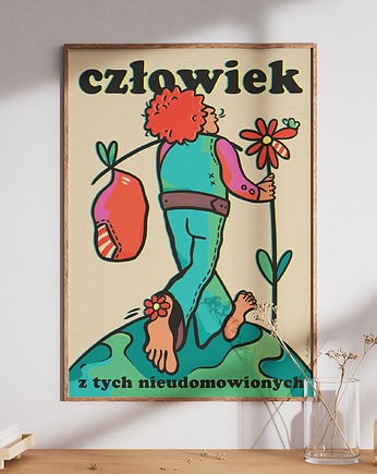 Plakat Człowiek nieudomowiony, Agata Małecka