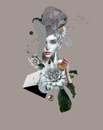 Plakat KOLAŻ - FERY2, White Cup