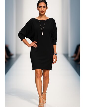 Sukienka czarna YY100059_RAL9005, YULIYA BABICH