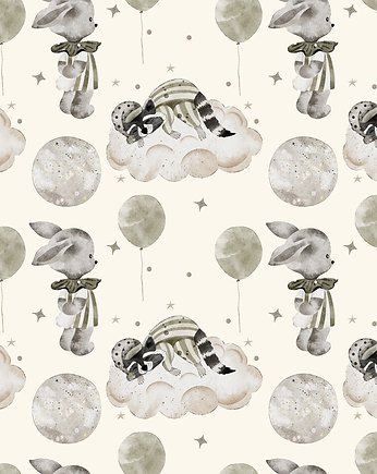 Tapeta Moon Dreamers 1  53cm x 10m PZ, Bajkowe Wnetrza