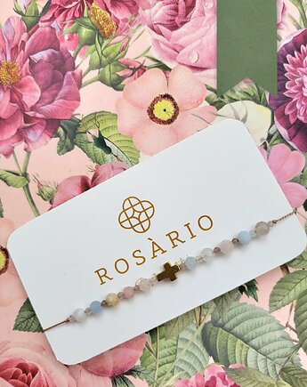 Bransoletka różańcowa pastelowa, ROSARIO