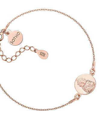 Bransoletka z różowego złota z Buddą, SOTHO