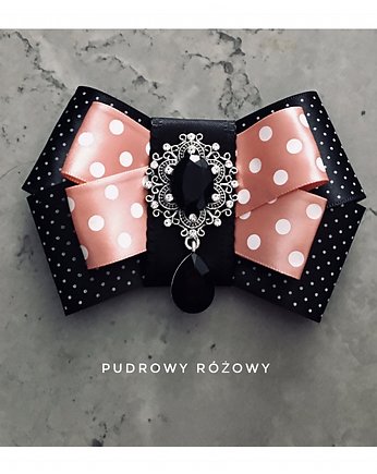 Brosza  Kropki i Kropeczki  NEW, Pudrowy Różowy