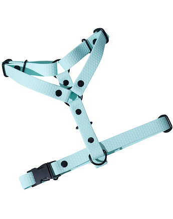 Szelki guard regulowane dla psa wodoodoporne MIĘTOWE taśma 2cm M, Kolorowe Łapki