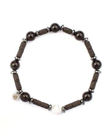 Męska bransoletka zodiakalna - Waga - Odwaga i mądrość I, Kulka Bransoletki