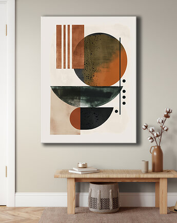 Geometria natury - Obraz na płótnie - Druk Blejtrama, Minimalizm, Loft #76, Black Sapphire Art