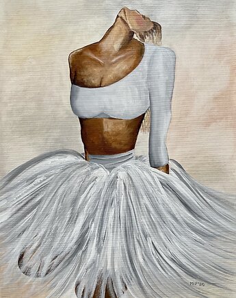 Spokojnie (praca z cyklu "Madison. Namalowałam piosenki"), Bohemian Soul atelier by M.