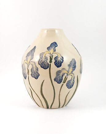 Duży wazon Irysy, Lilianna Maciejka