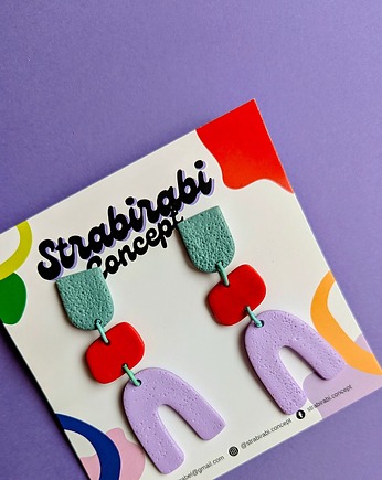 Kolczyki wiszące łuki, Strabirabi