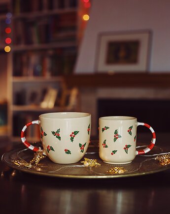 Ceramiczny kubek CHRISTMAS, Naturalnie, Z Gliny