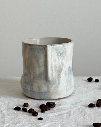 Czarka HugMe Biało-Błękitna Ceramika 250ml, bien.ceramics