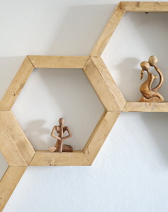 Zestaw sześciu półek Hexa, Woodlogic