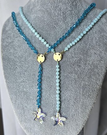 Naszyjnik z rozgiwazdą Swarovski Wave, AFRODITTE COLLECTION