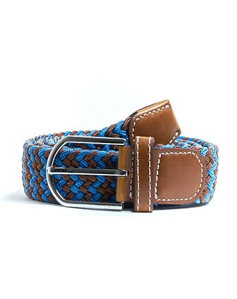 Pleciony pasek Blue Brown, Pineapplestyle