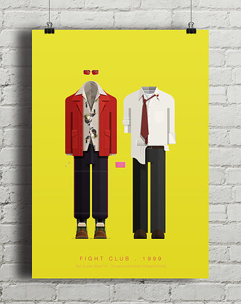 Plakat Fight Club, minimalmill