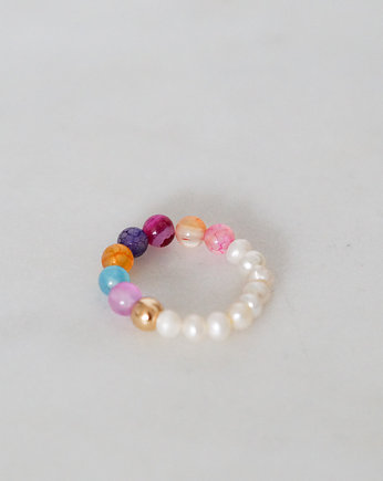 Pierścionek elastyczny Adele Colors, BlueBird Bracelets
