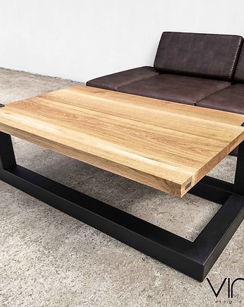 Stolik kawowy lity dębowy Drewno Design Loft Dąb, ving