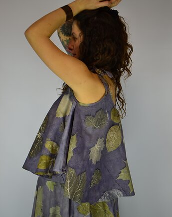 Barwiona Roślinami Bluzka "Błoga Cisza", Zielekada