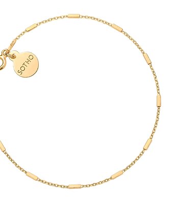 Złota łańcuszkowa bransoletka, SOTHO