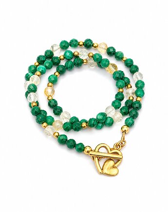 Choker serduszko, NESSING handmade